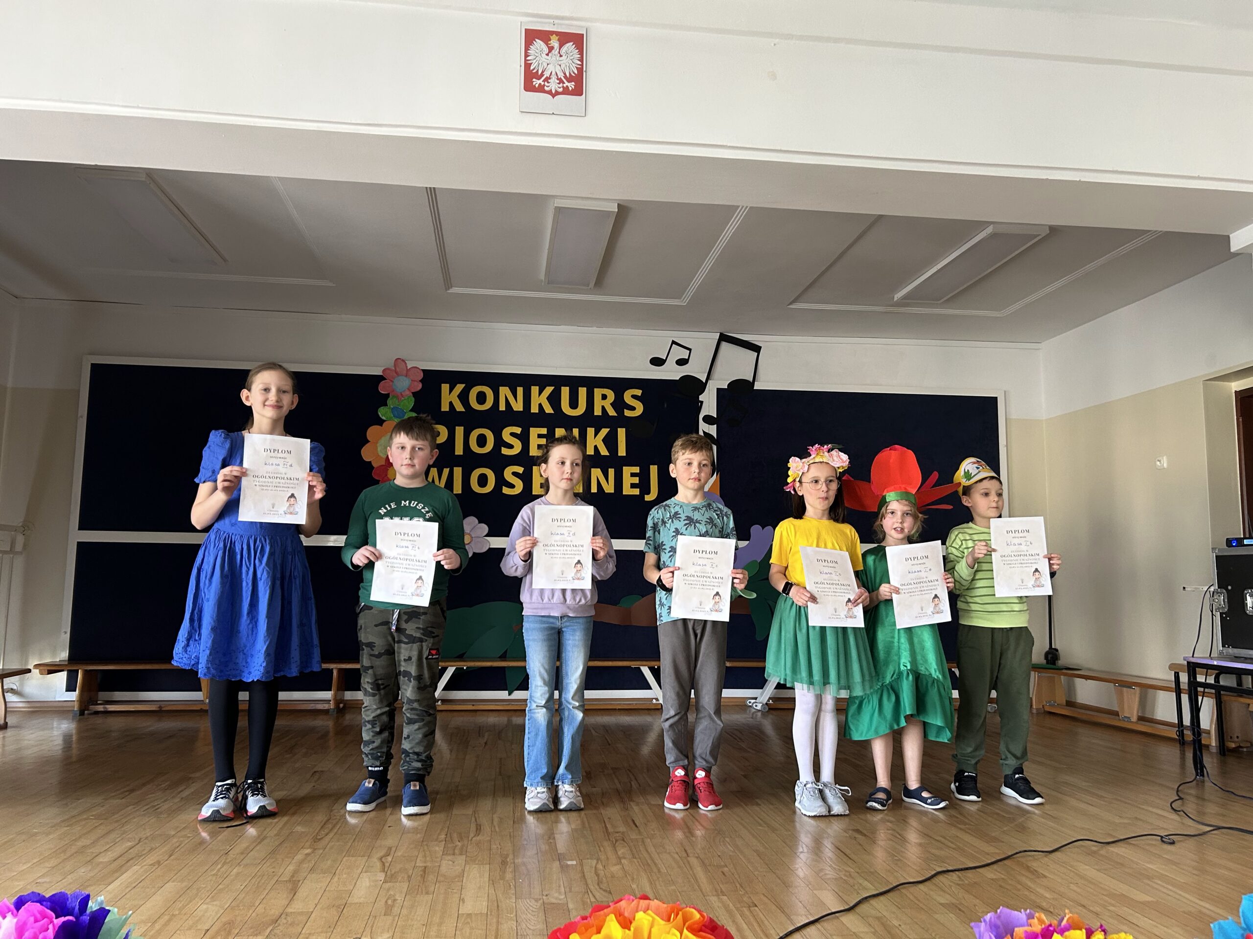 Zdjęcie z Dnia Talentów w klasach I-III