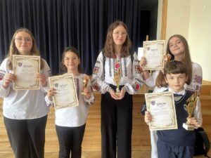 Laureaci Konkursu Recytatorskiego Poezji Mniejszości Narodowych i Etnicznych.