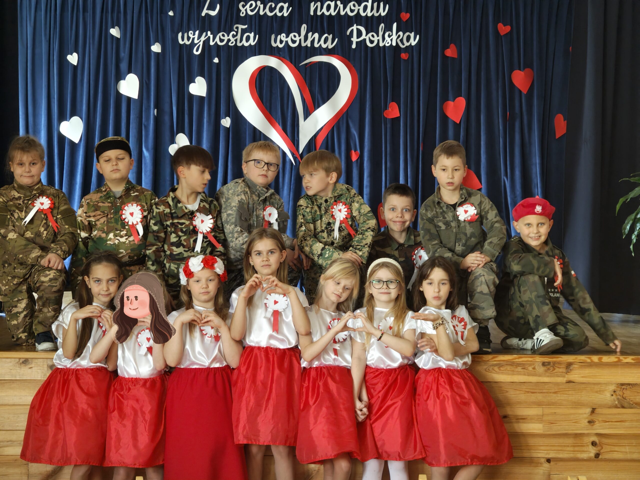 apel z okazji Narodowego Święta Niepodległości, przygotowany dla klas 1–3 szkoły podstawowej - inscenizacja pt. Serce wolnej Polski