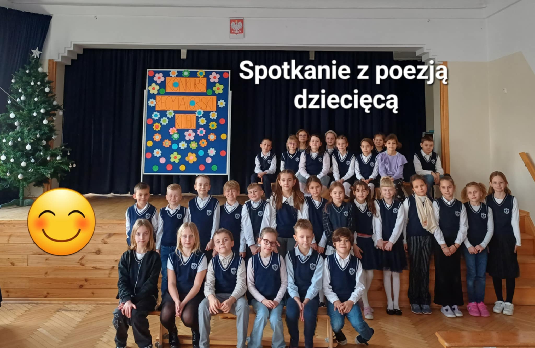 Uczestnicy Szkolnego Konkursu Recytatorskiego dla kl. 1-3 Spotkanie z poezją dziecięcą
