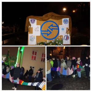 Szalik dla Mikołaja Kopernika - akcja Olsztynie