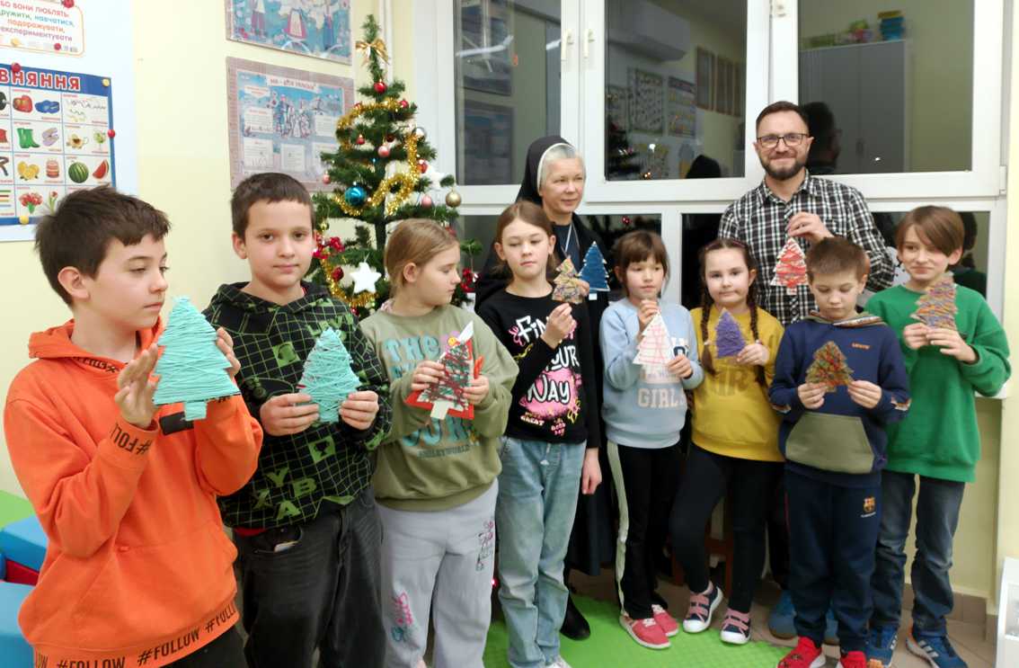 Zdjęcie z warsztatów świątecznych.