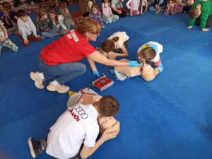 Zdjęcia z Tygodnia z profilaktyką w klasach I